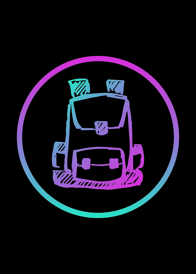 Neon Travel School Bag 10
