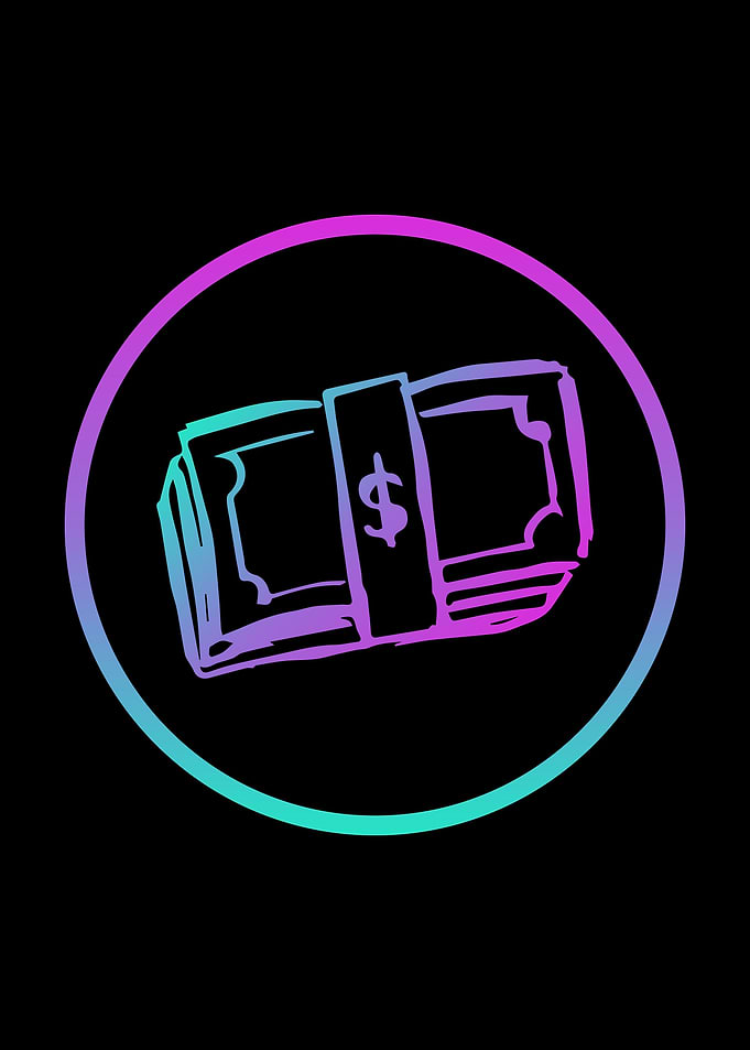 Neon Money Dollar 4