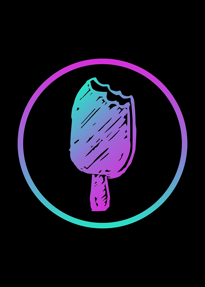 Neon Ice Cream Food 12