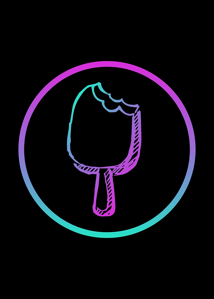 Neon Ice Cream Food 10