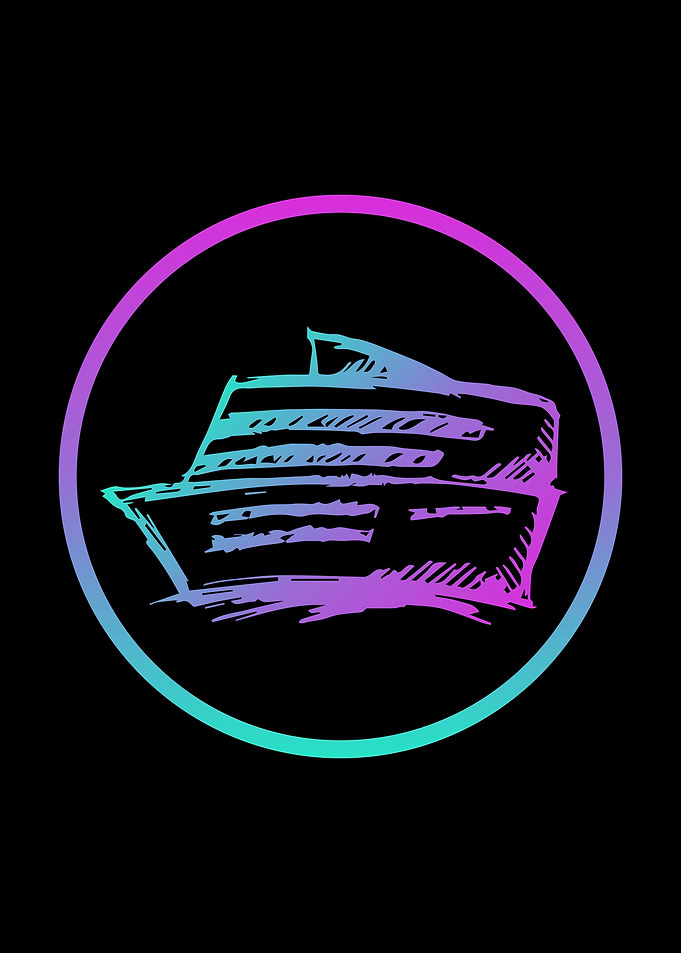 Neon Ship or Boat 13