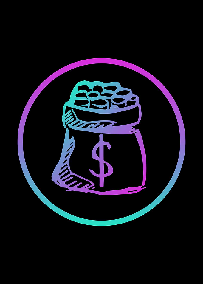 Neon Money Dollar 5