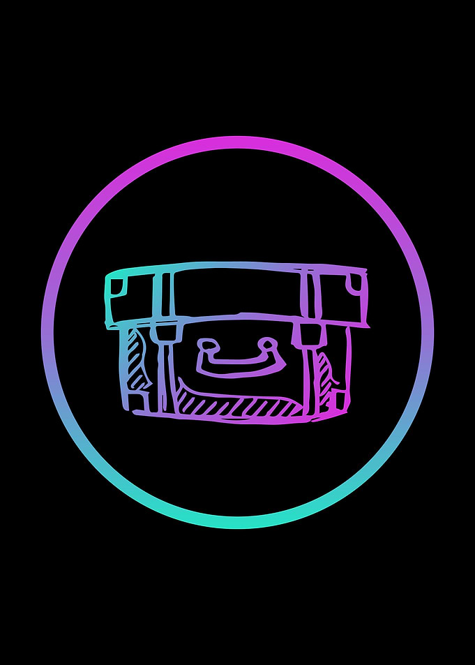 Neon Travel School Bag 1