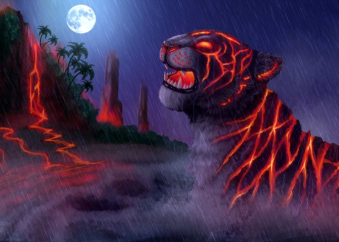 Island Lava tiger