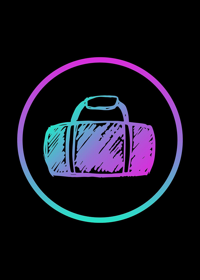 Neon Travel School Bag 5