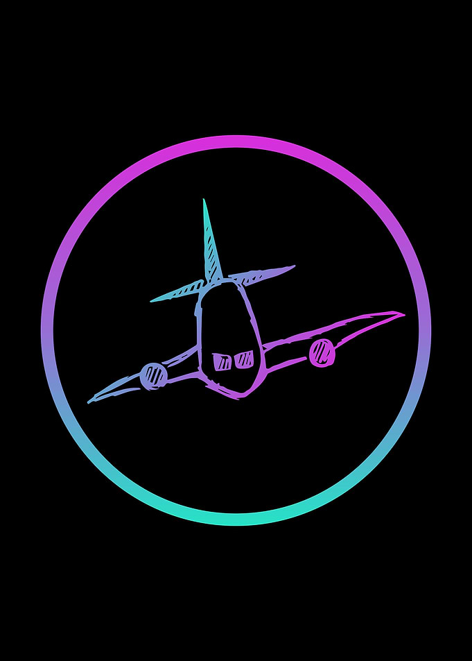Neon Airplane 4