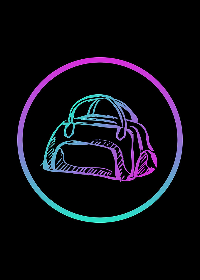 Neon Travel School Bag 18
