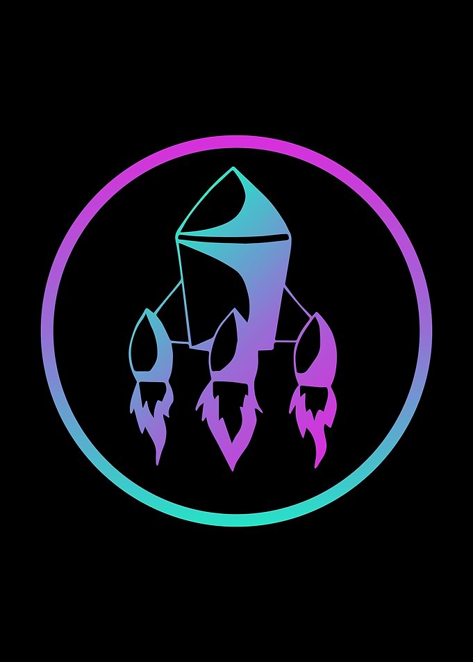 Neon Rocket Ship 6