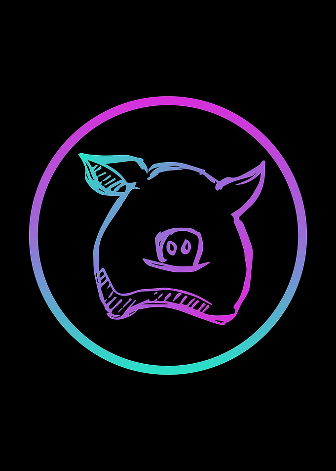 Neon Pig Animal 5