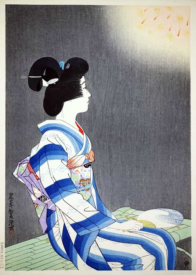 Fireworks by Ito Shinsui