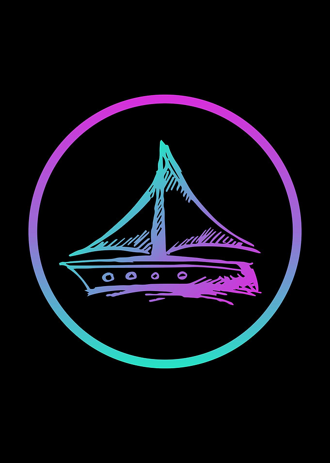 Neon Ship or Boat 2