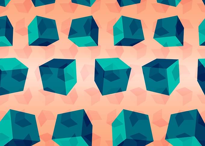 Blue cubes 04