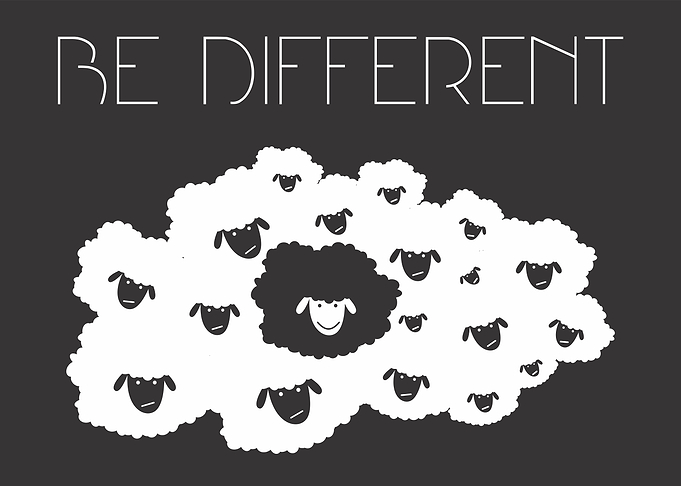 BE DIFFERENT