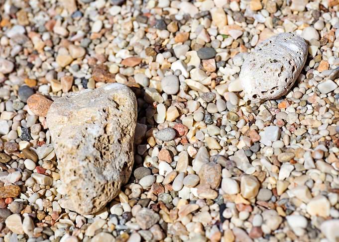 Sea rocks abstract macro