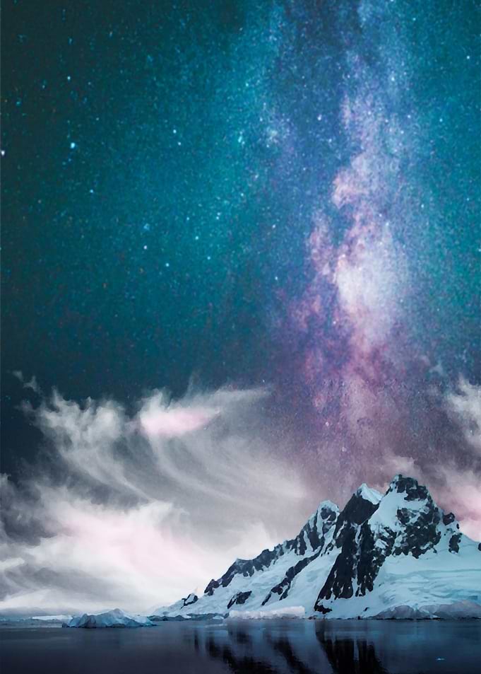 Purple Milky Way