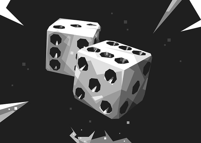 DICE LANDSCAPE BW