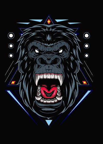 Illustration gorilla