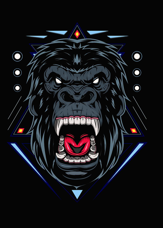 Illustration gorilla