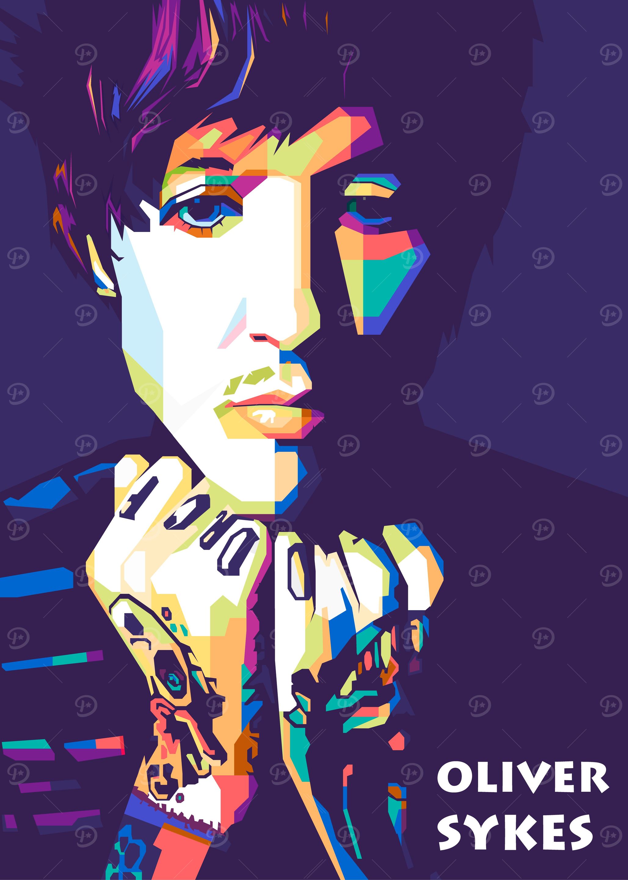 Oliver Sykes WPAP Art