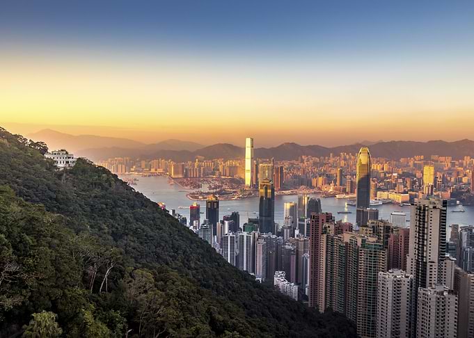 Beautiful City Sunset
