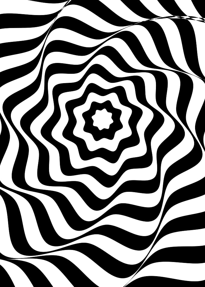 Op Art Black