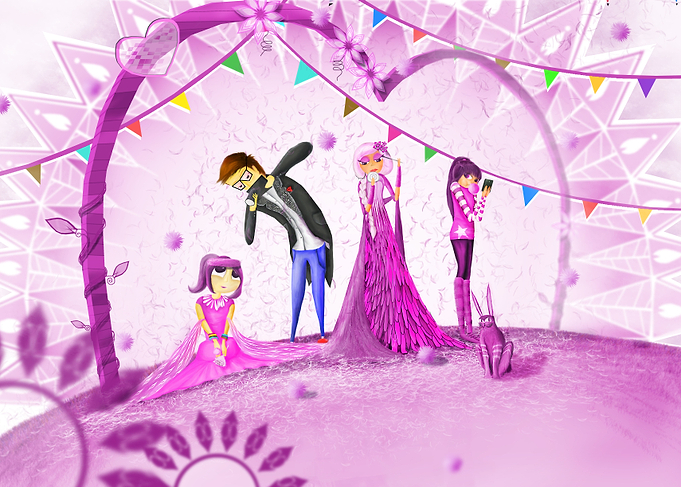 The boy and 3 princesses
