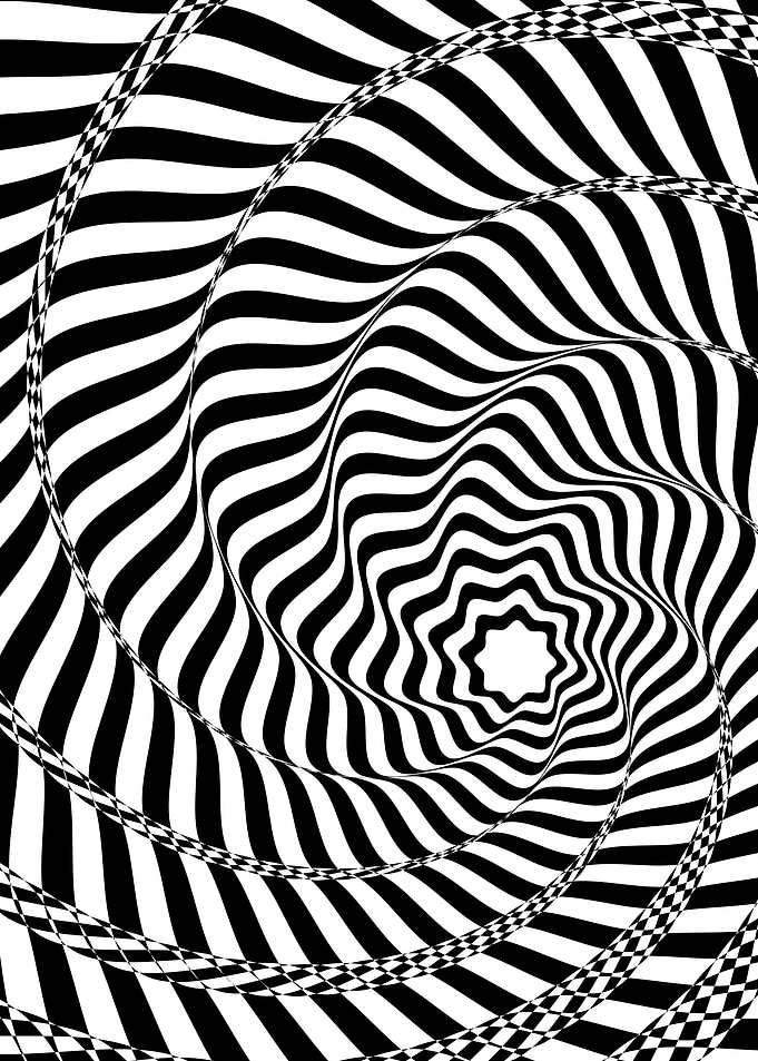 Op Art Black