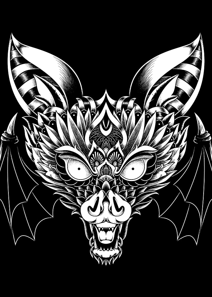 Bat Ornate