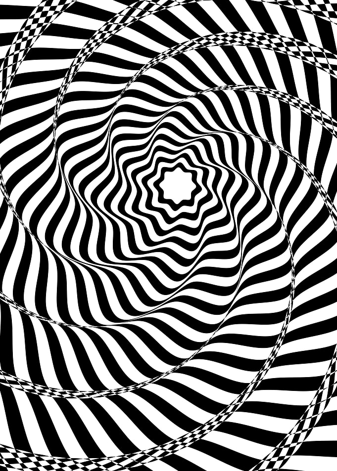 Op Art Black