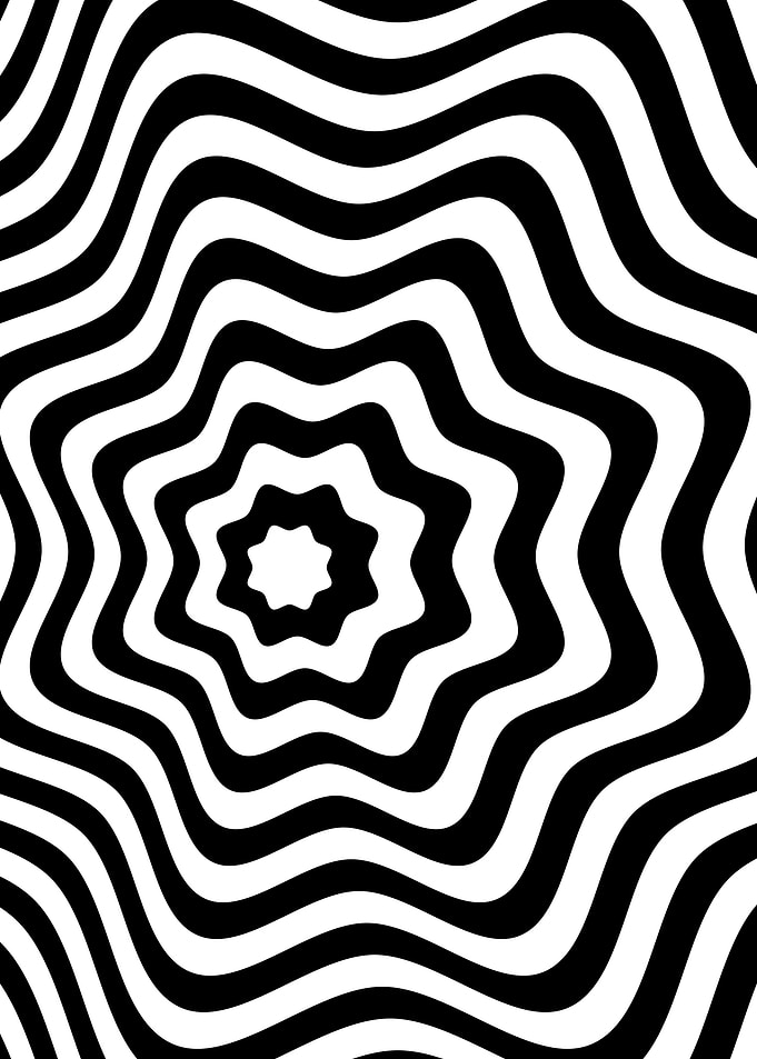 Op Art Black