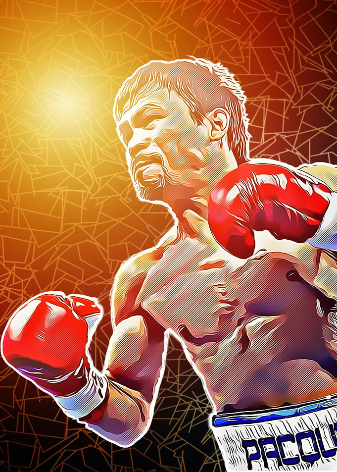 pacman world legend boxer