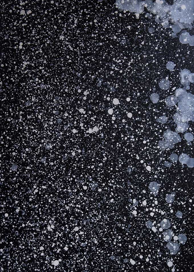 Abstract space painting