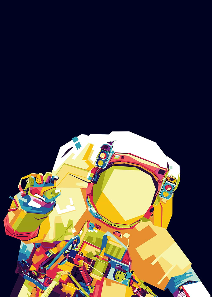 Colorful Astronaut