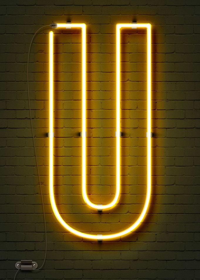 U