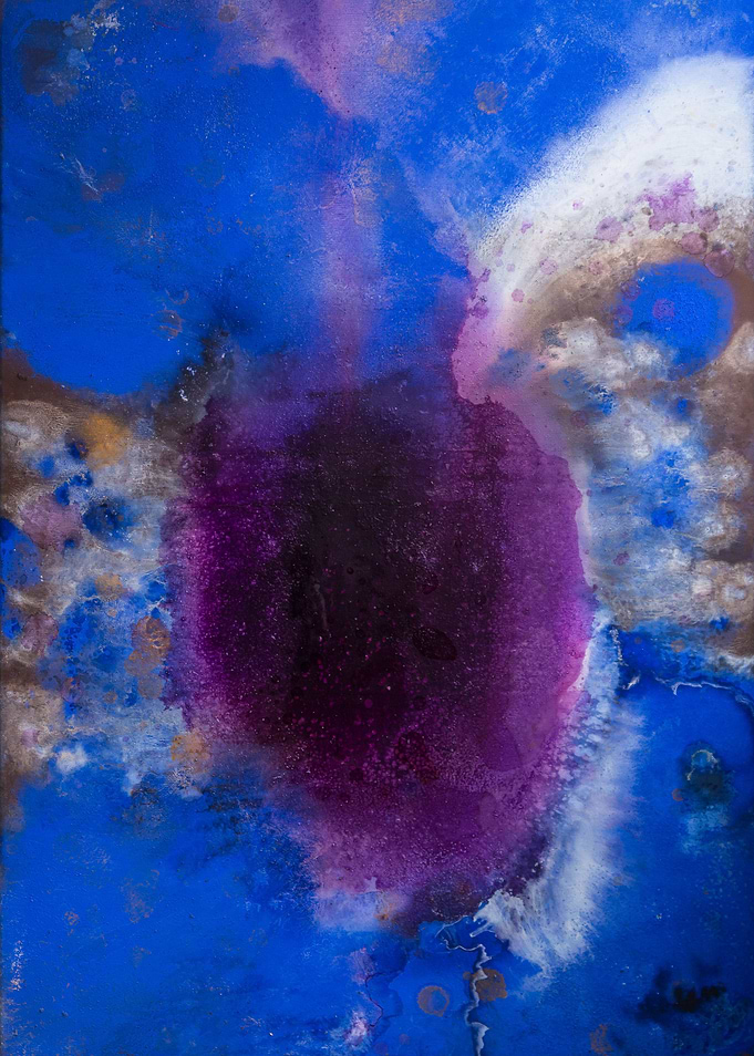 Space abstract painting