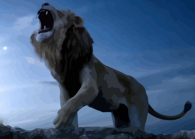 Lion Roaring