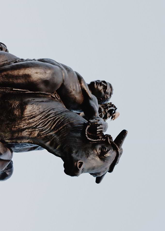 StatueManAndBull