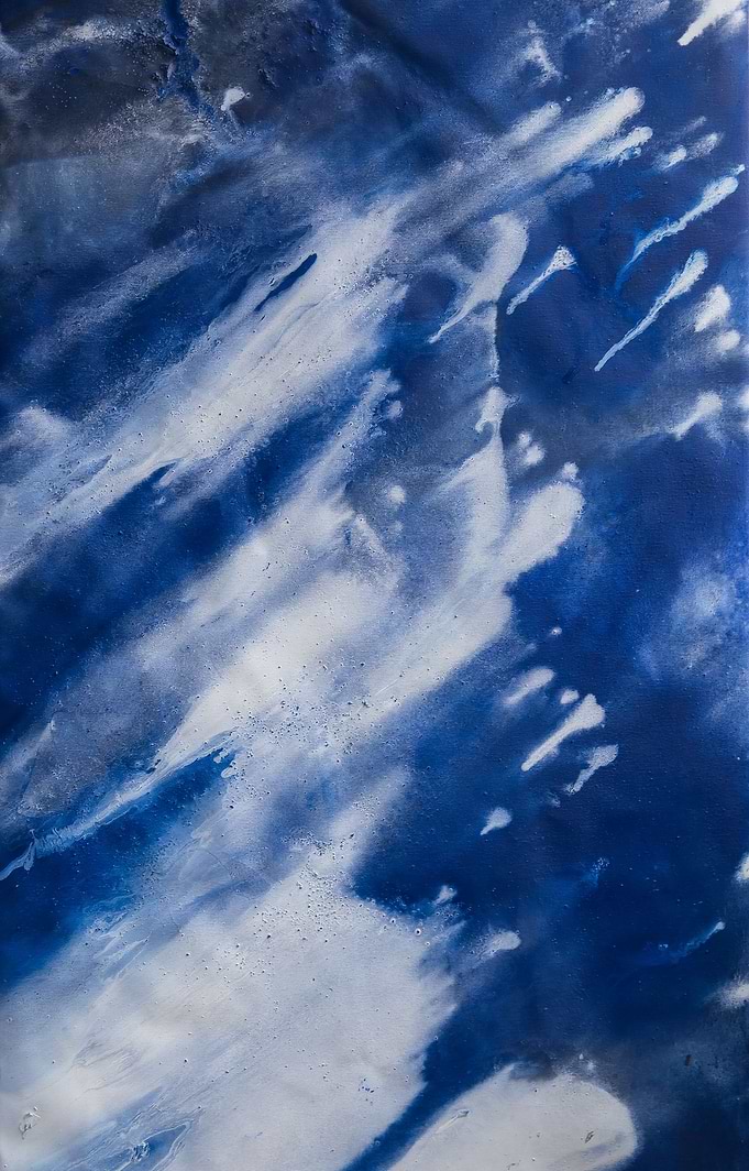 Abstract space painting