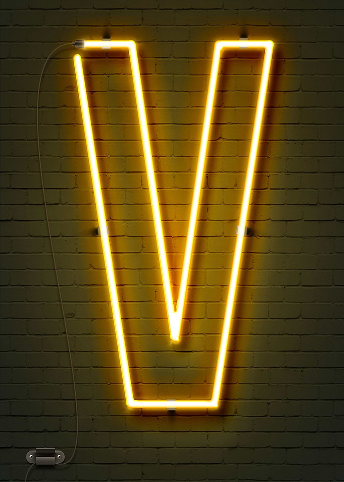 V