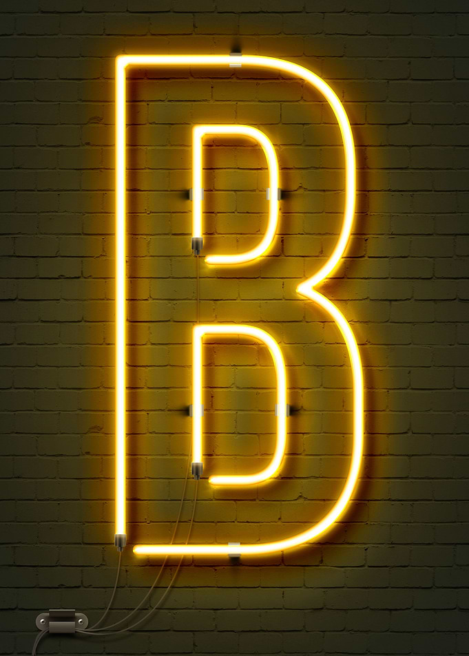 B
