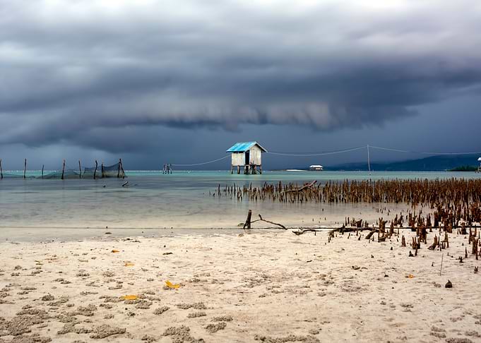 Cloudy Sky in Coastal Line