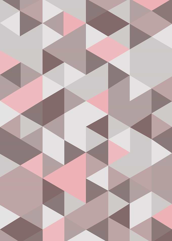 pastel triangles