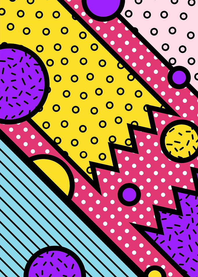 Memphis Abstract Pattern