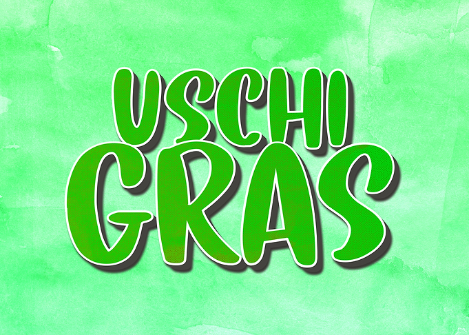 Uschi Gras Funny Weed Dope