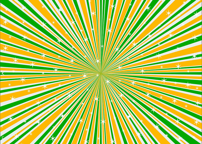 Green Orange Background