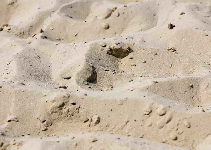Sea sand macro fine prints