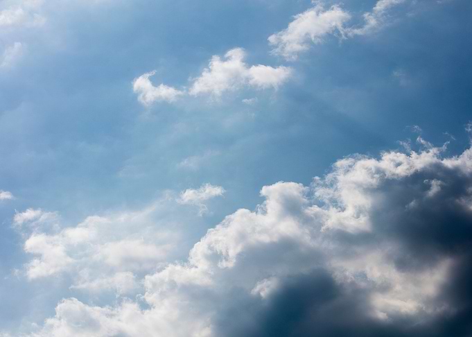 Sky with clouds fine art