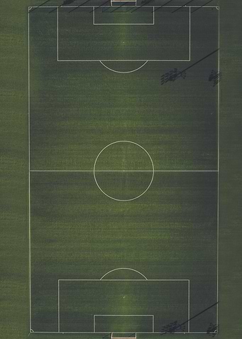 Soccer Pitch aerial view
