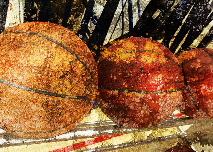 Basketball art balls 3