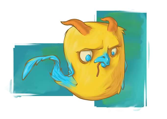 Baby dragon chicken